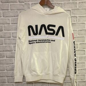 H&M White NASA Hoodie for teen size 12-14